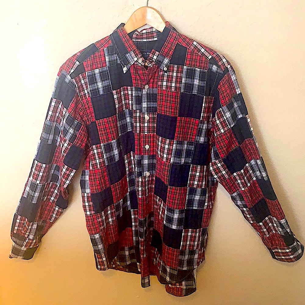 Austin Reed London Men’s Patchwork Button Down